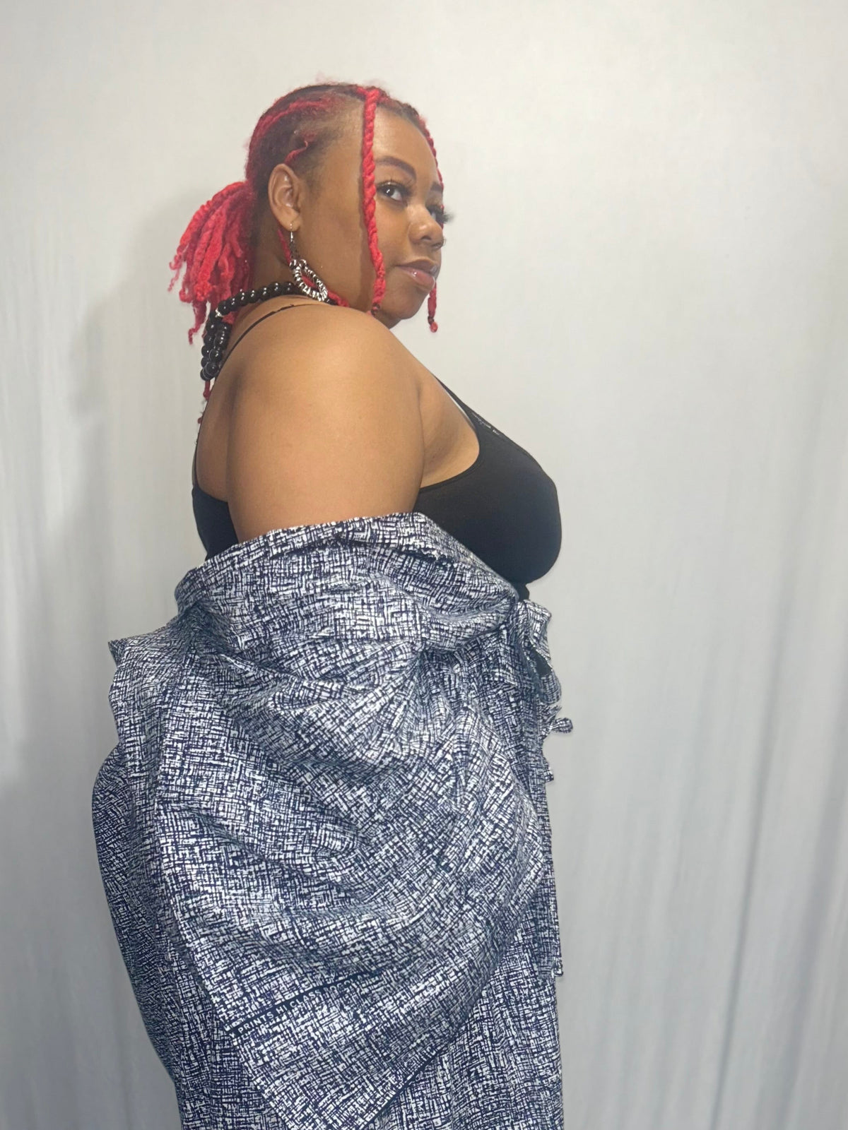 “Mae” Ankara Kimono Jacket